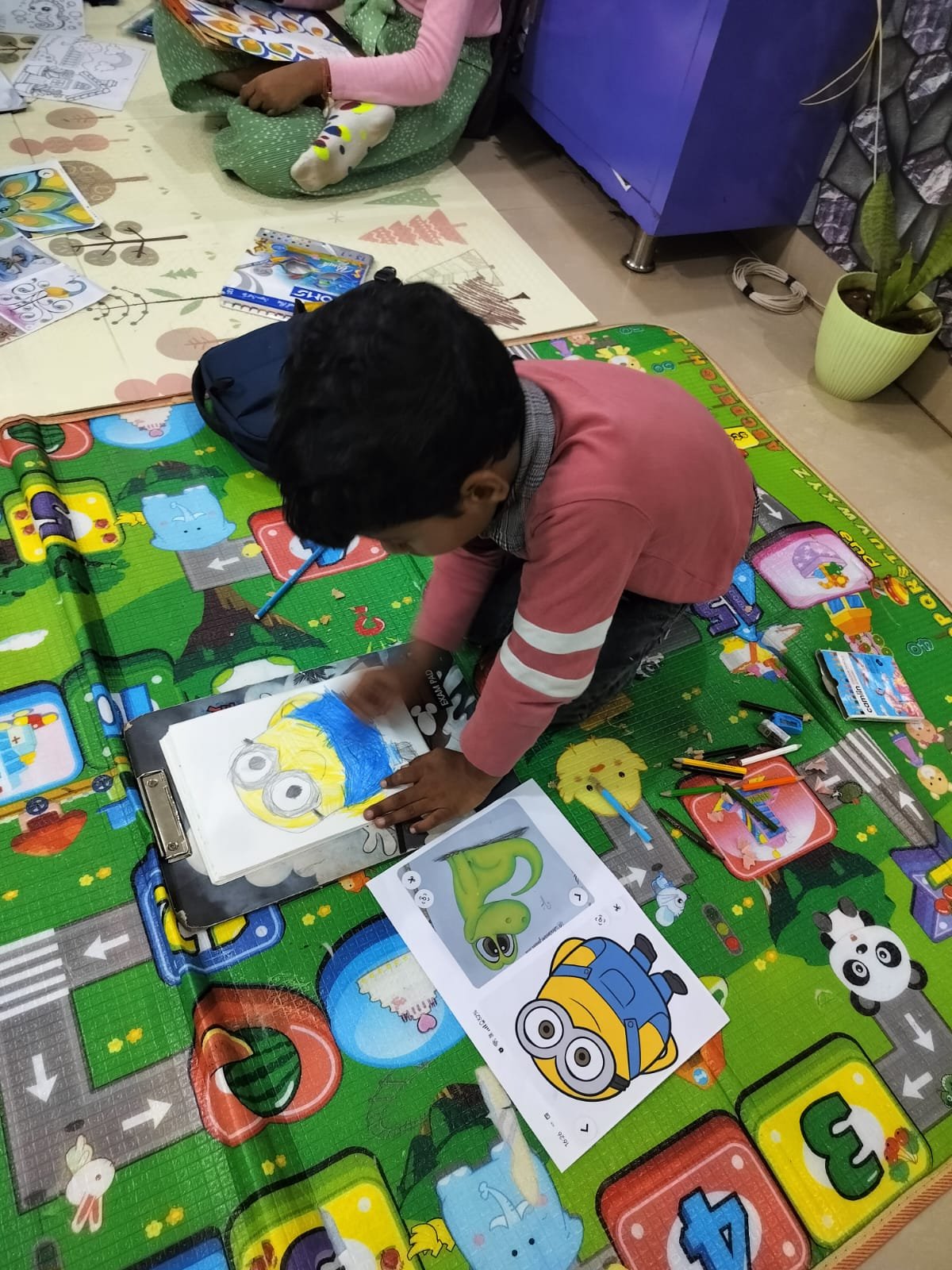 Rolling Green Hills - Siri Art Classes Whitefield