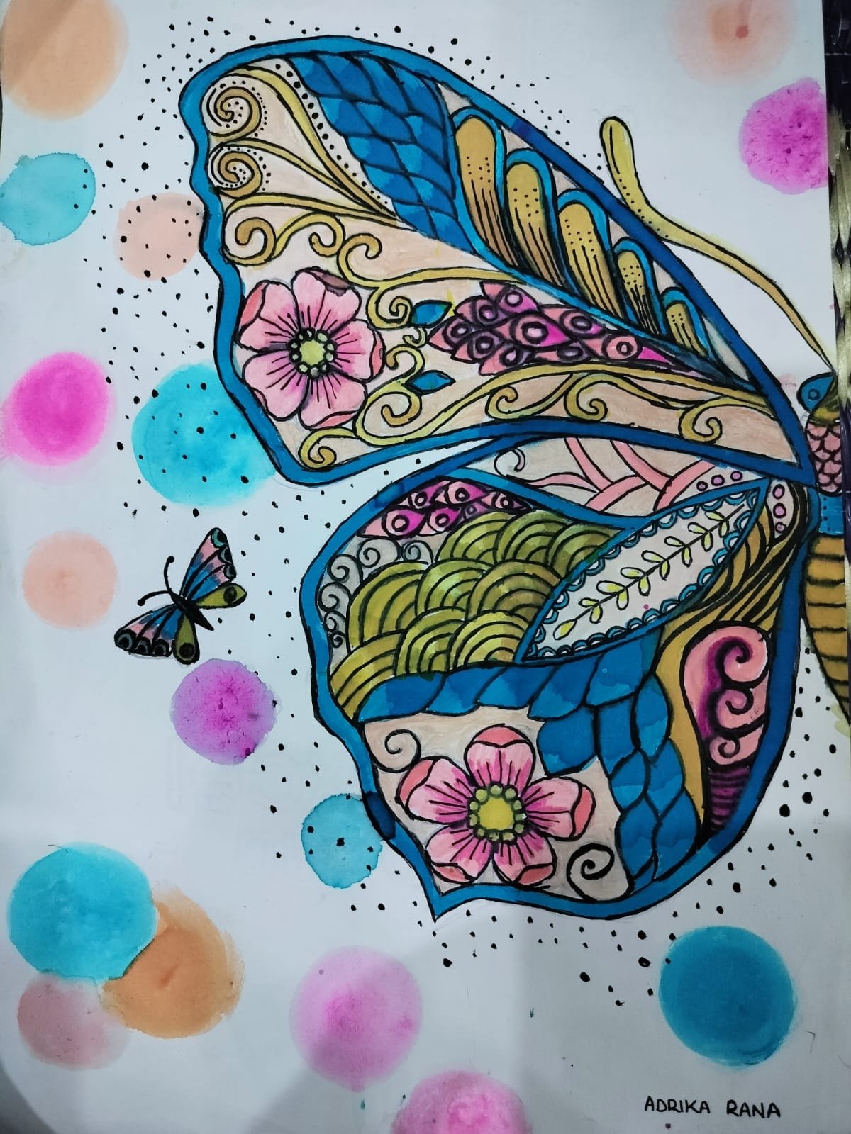 Butterfly Wings - Siri Art Classes Whitefield
