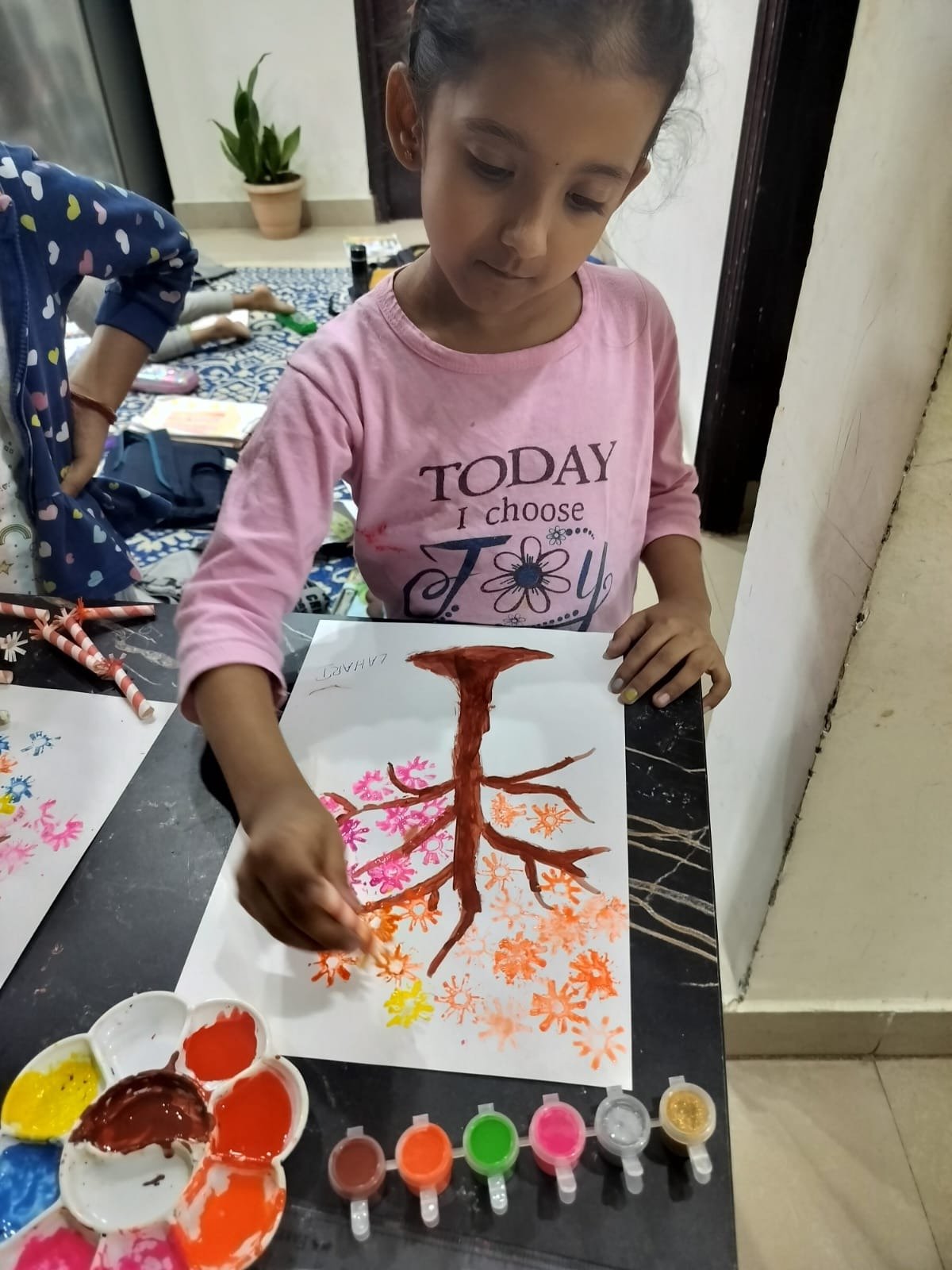 Fingerprint Tree - Siri Art Classes Whitefield