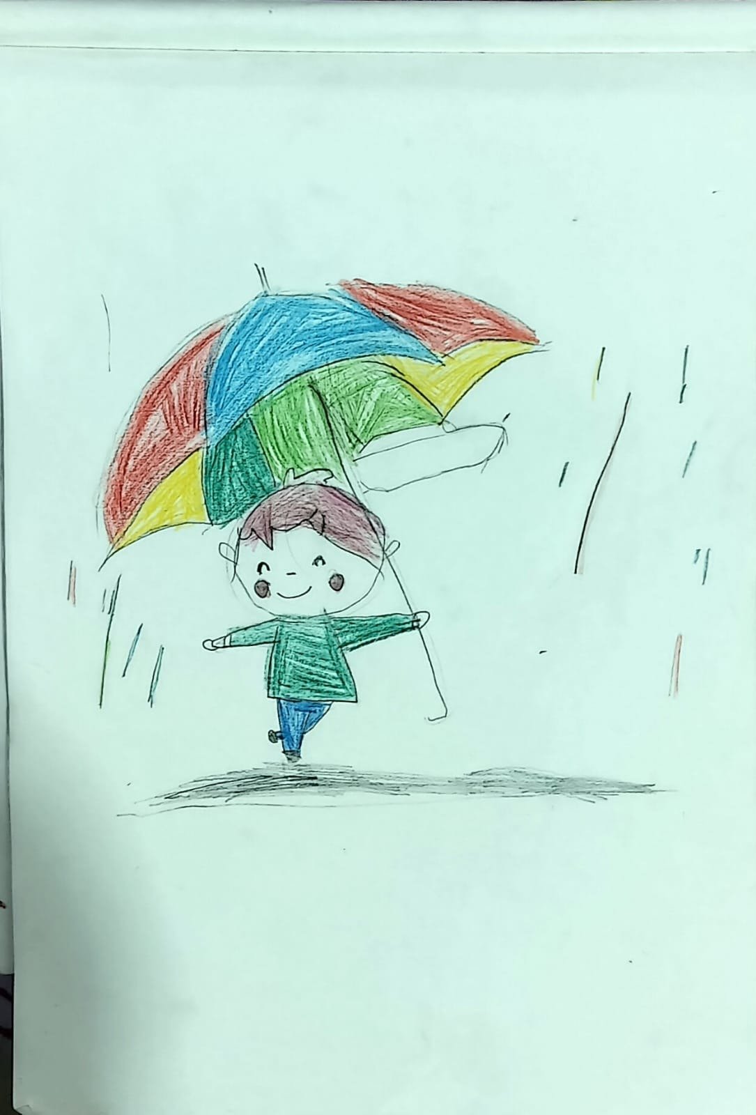 Dancing in the Rain - Siri Art Classes Whitefield