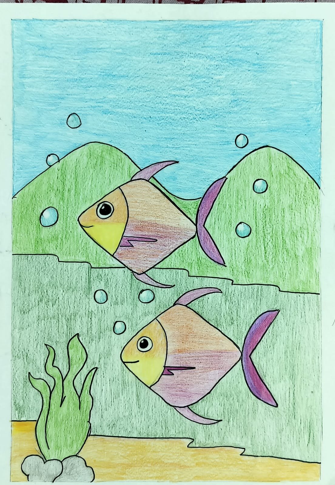 Underwater Friends - Siri Art Classes Whitefield